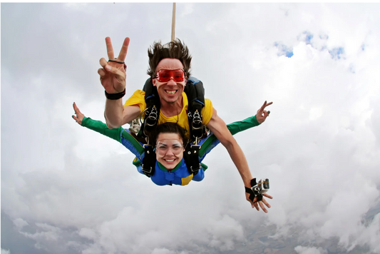 Skydiving Experience For Two with Air Travel & Accommodation