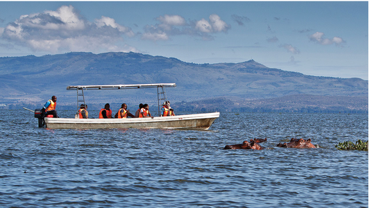 Sundown Cruise Boat For Two in Naivasha